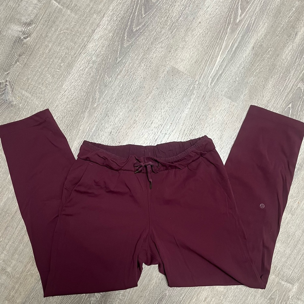 Lululemon wide leg pants workout tights joggers women size 6